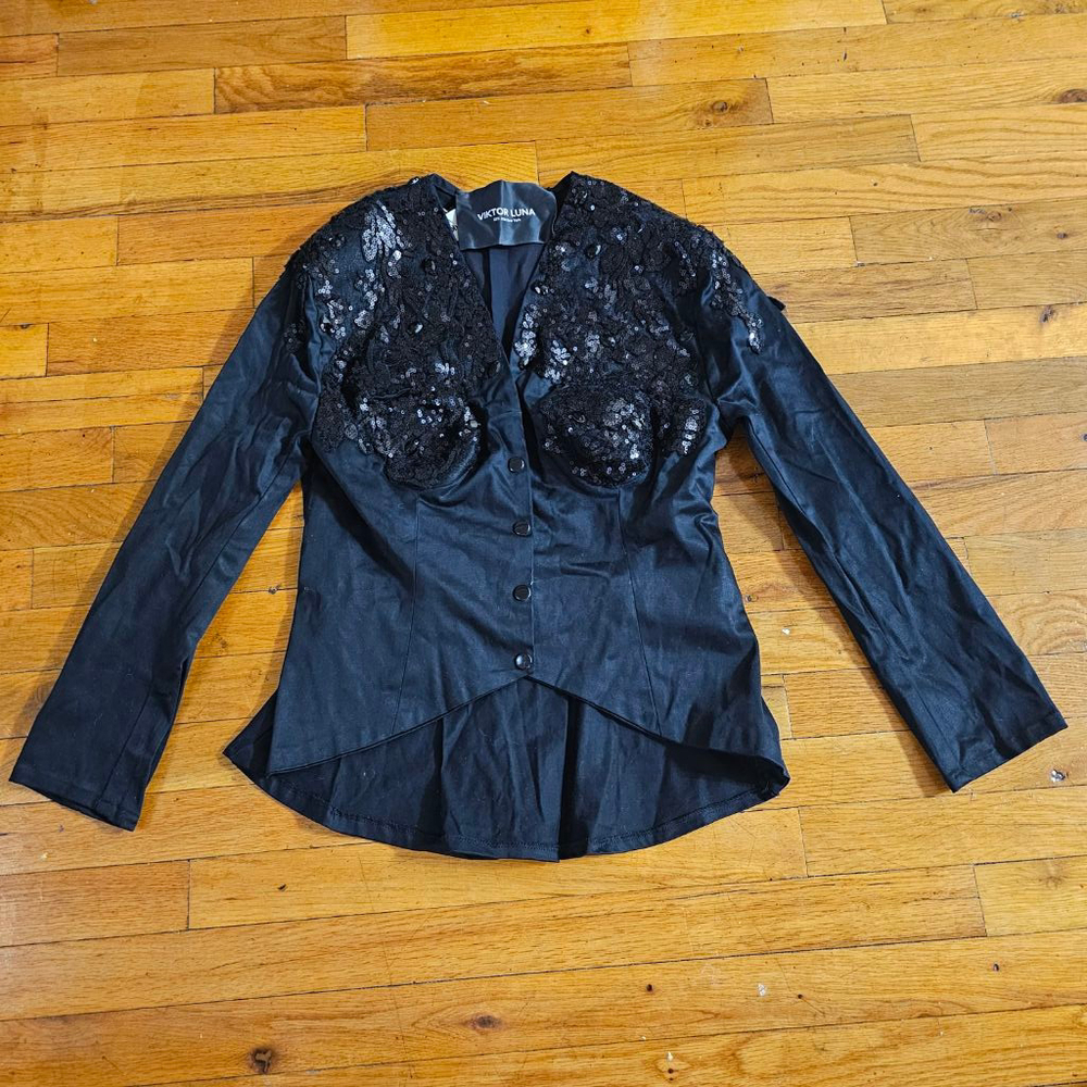 Viktor Luna Black Blazer Women's Size Small